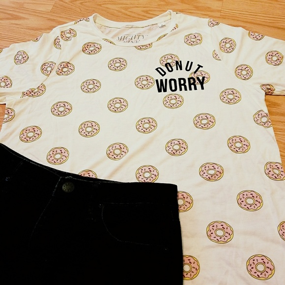 Mighty Fine Tops - Mighty Fine "DONUT WORRY" soft tee